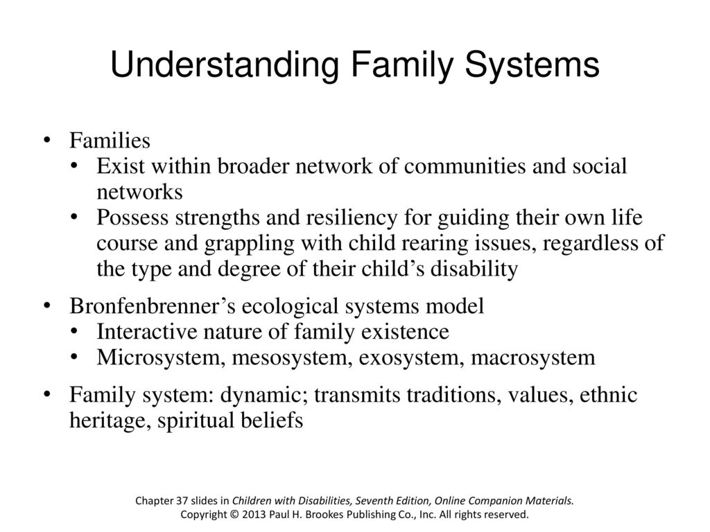 Overview Impact of developmental disability on family functioning - ppt ...
