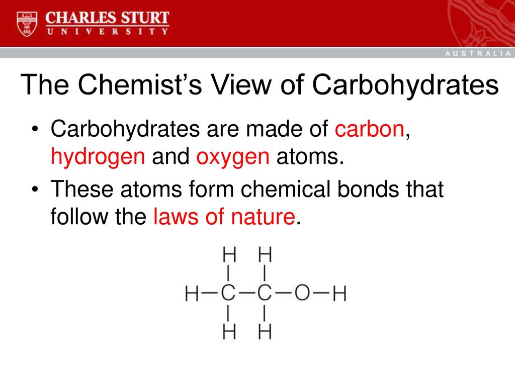 The Chemist’s View of Carbohydrates
