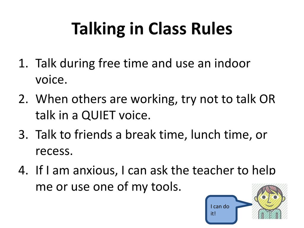 Talking in Class: What to Know! - ppt download