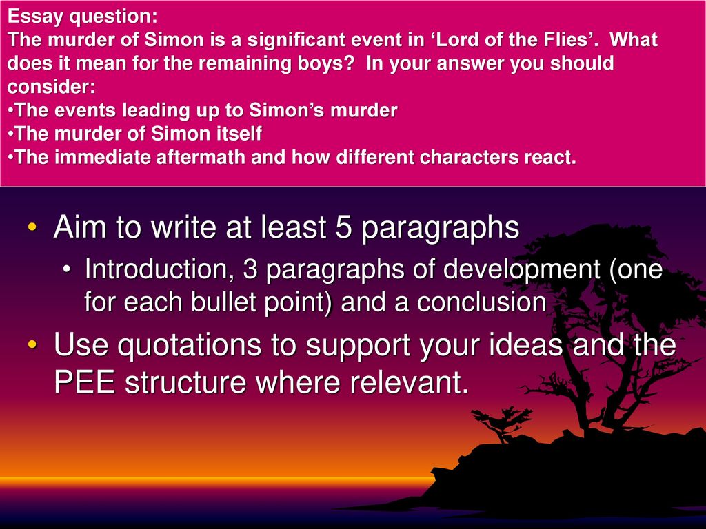 lord of the flies essay questions