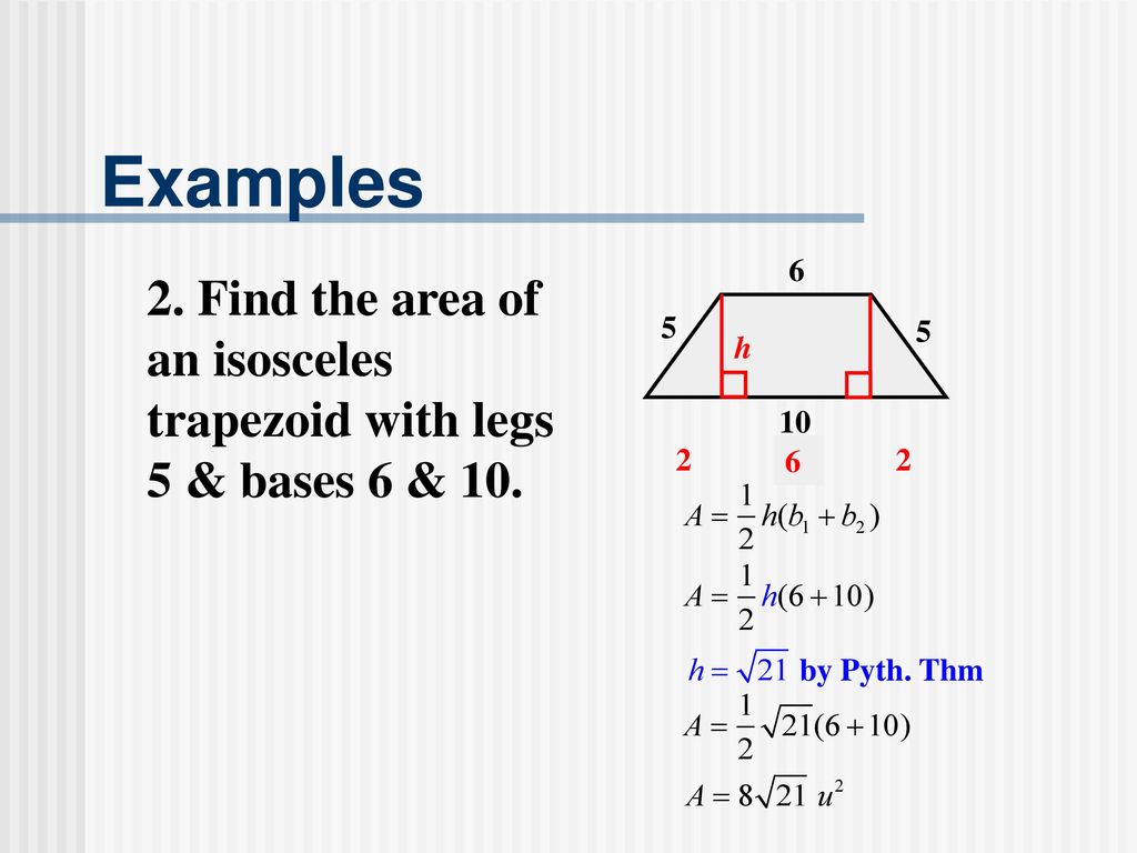 Area and Perimeter: Trapezoids Keystone Geometry - ppt download