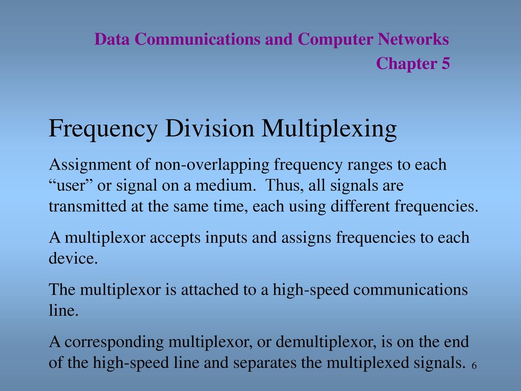 Multiplexing : Sharing a Medium - ppt download