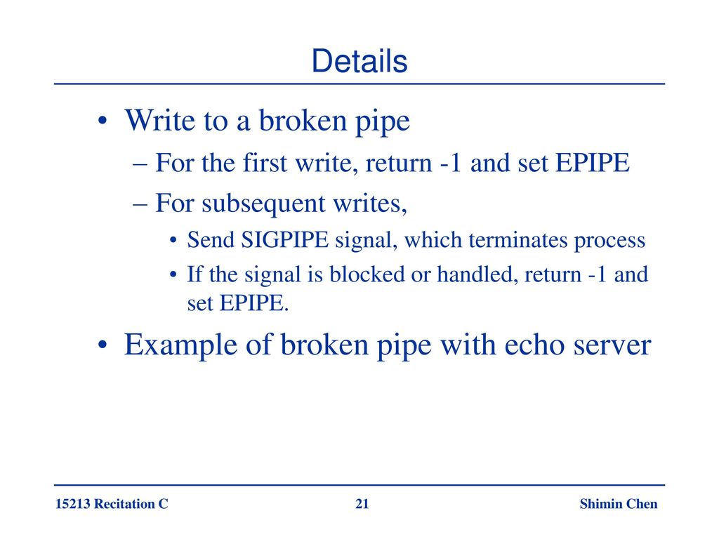 Epipe Errno Write A Resume
