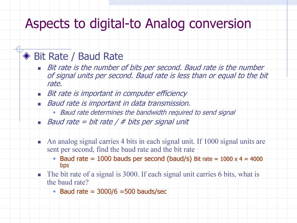 Modulation of Digital Data - ppt download