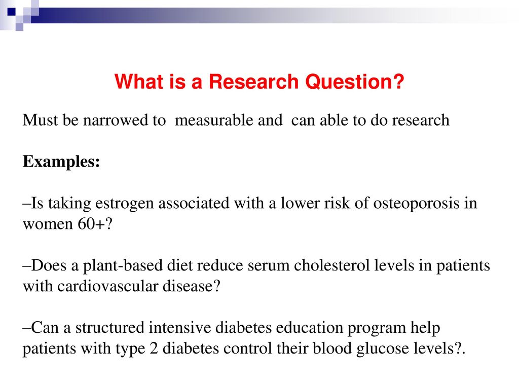 diabetes research questions