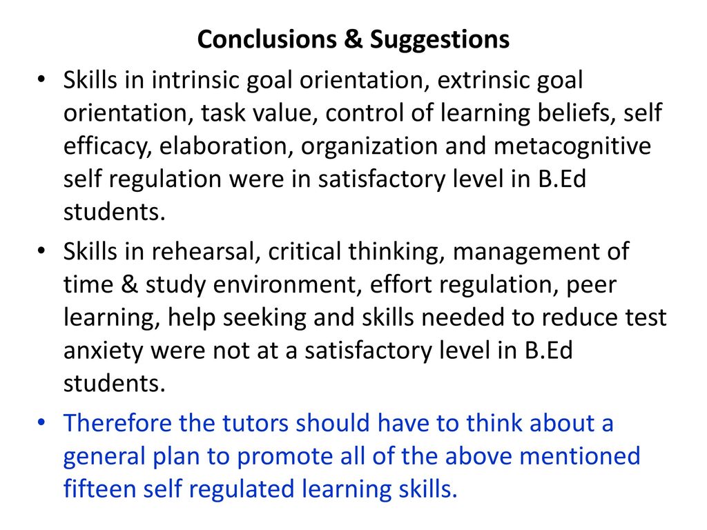 Investigate The Present Status Of Self regulated Learning Skills Of self-regulated-learning-peter-lang-verlag