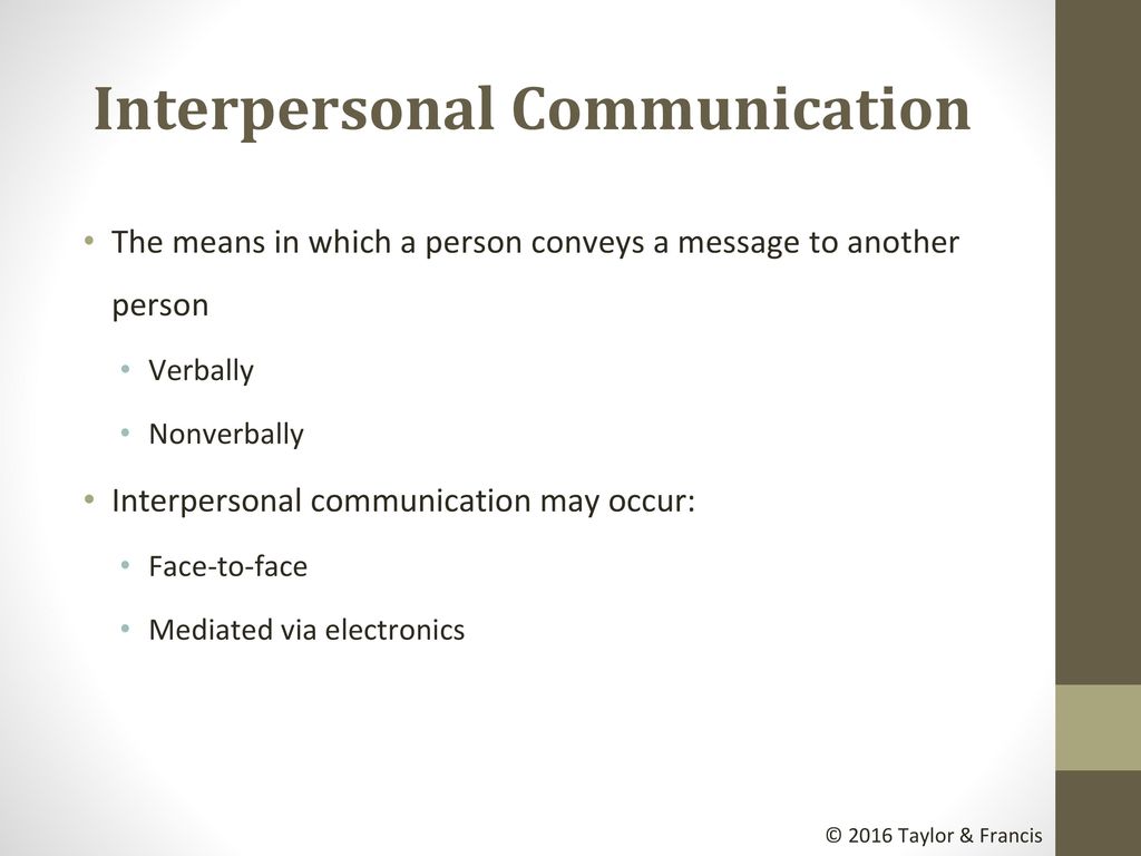 Effective Interpersonal Interactions - ppt download