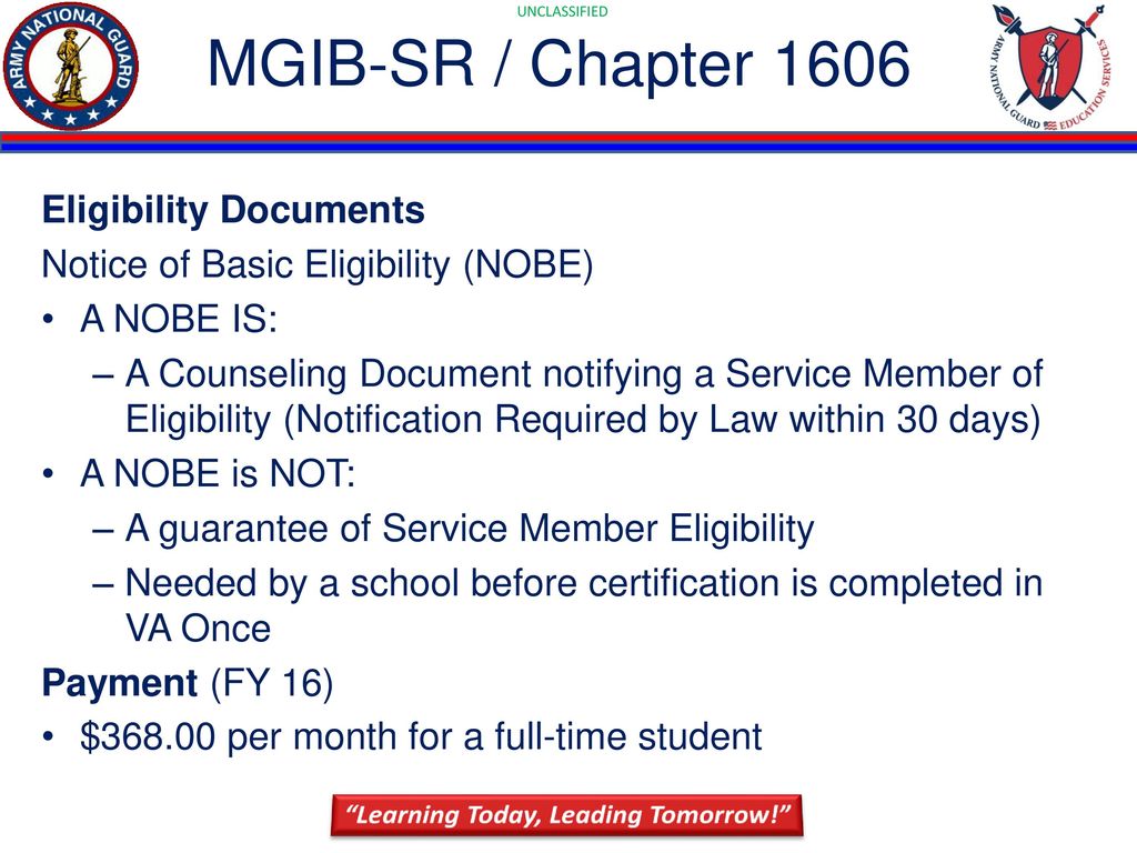 Arng gi bill programs presented by arng gi bill support team ppt