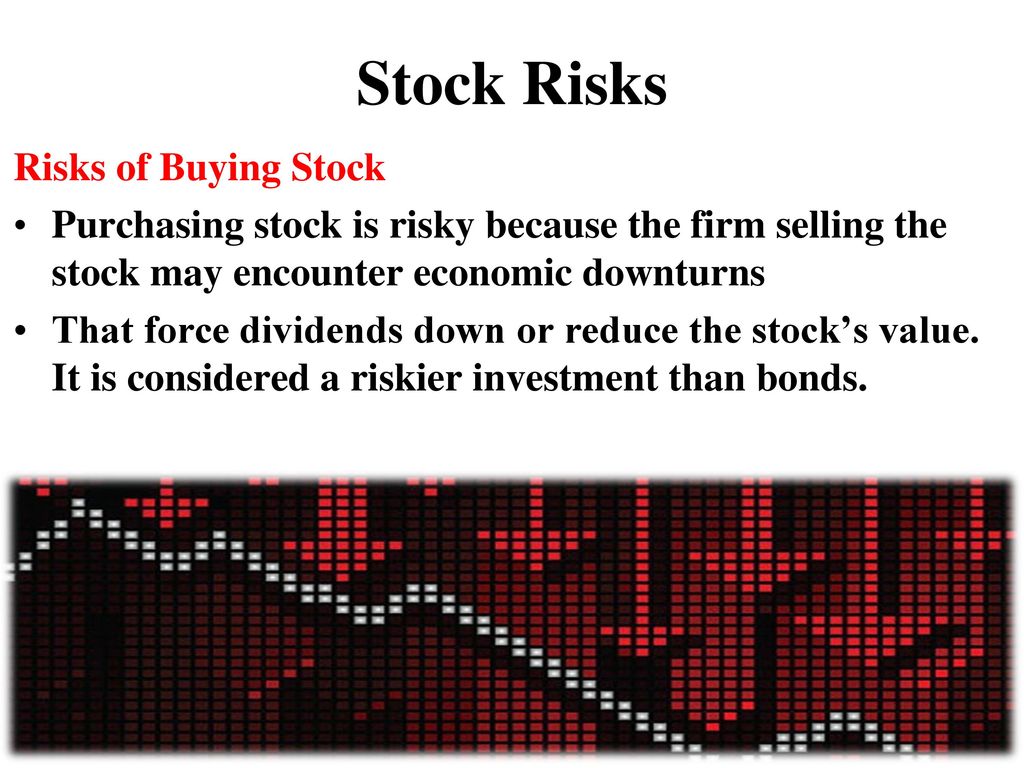 Stock Risks Risks of Buying Stock