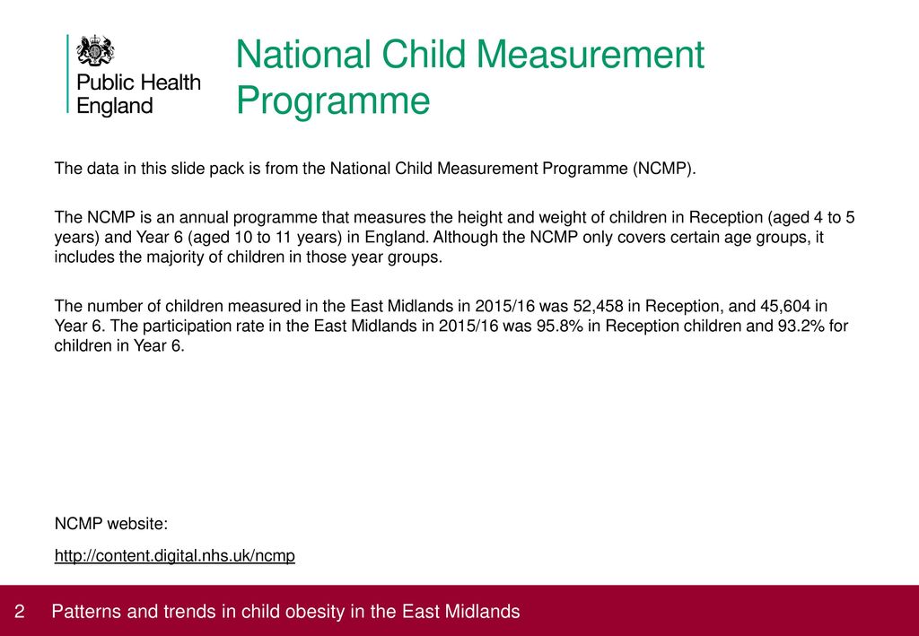 National Child Measurement Programme