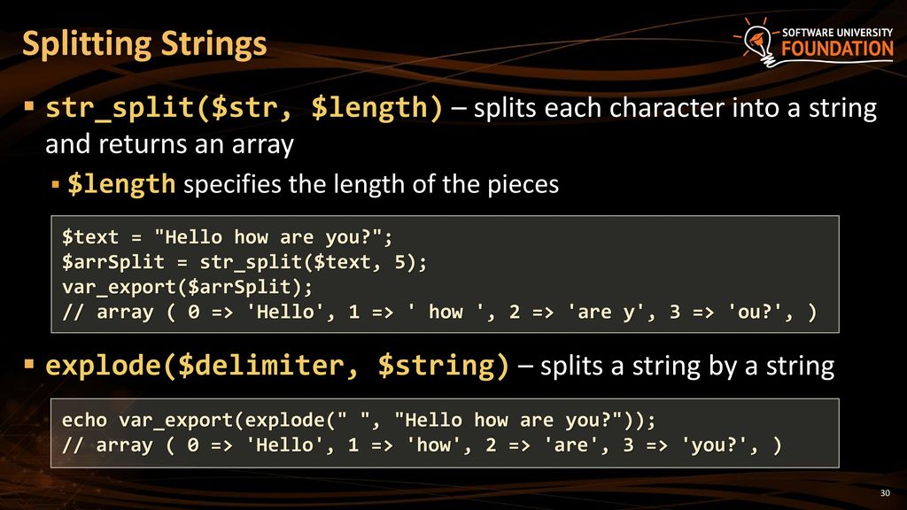Associative Arrays and Strings - ppt download