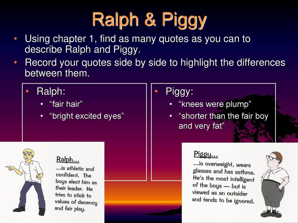 lord of the flies describe ralph