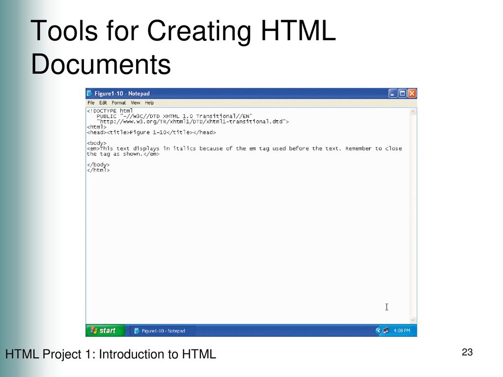 Project 1 Introduction to HTML. - ppt download