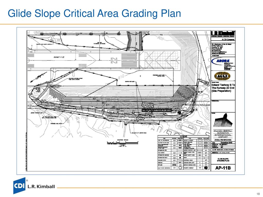 Glide Slope Critical Area Grading Plan