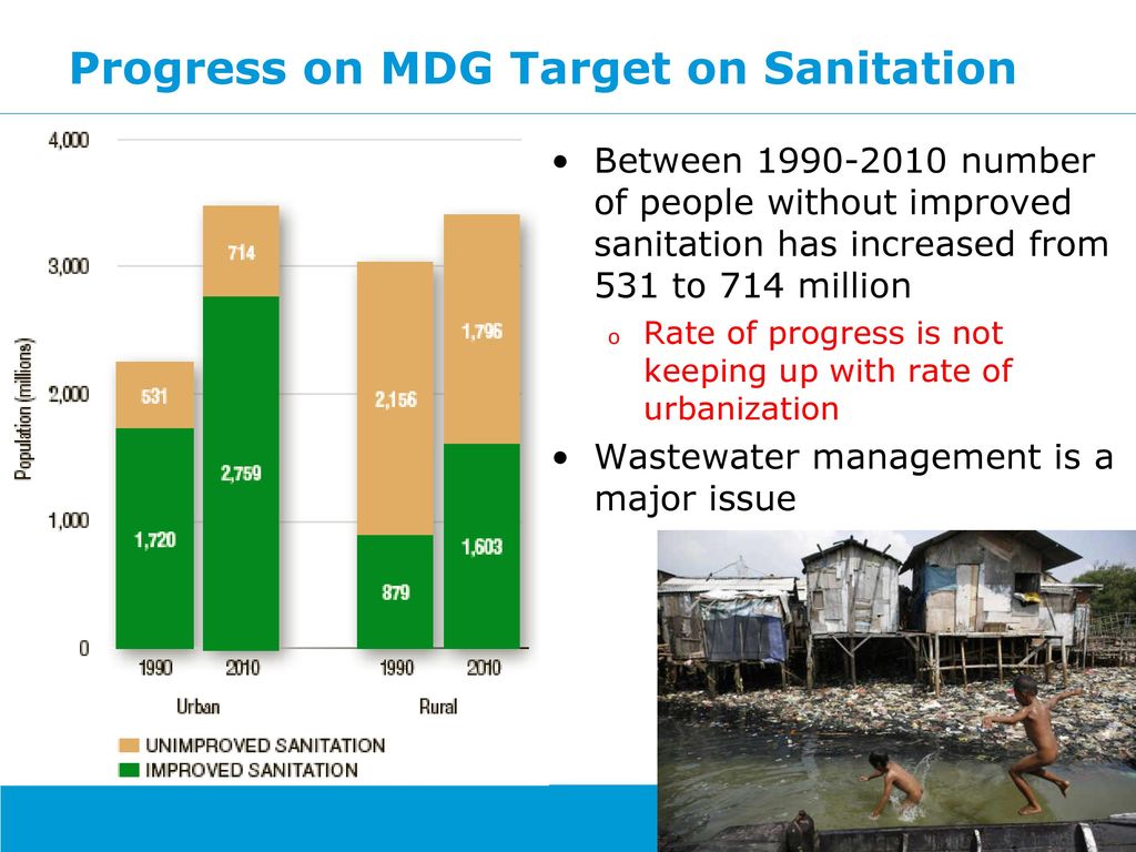 Progress on MDG Target on Sanitation