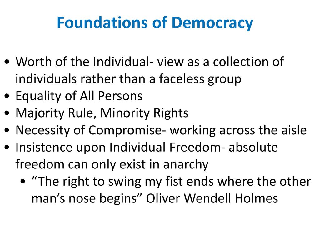 1.4 ] The Basics of Democracy - ppt download