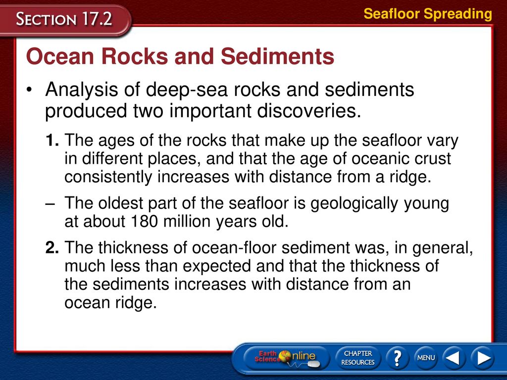 Ocean Rocks and Sediments