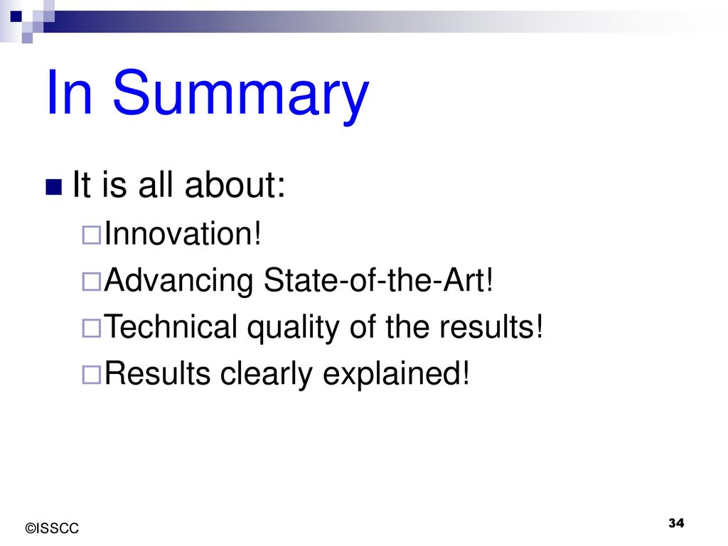 Writing a good ISSCC paper ppt download
