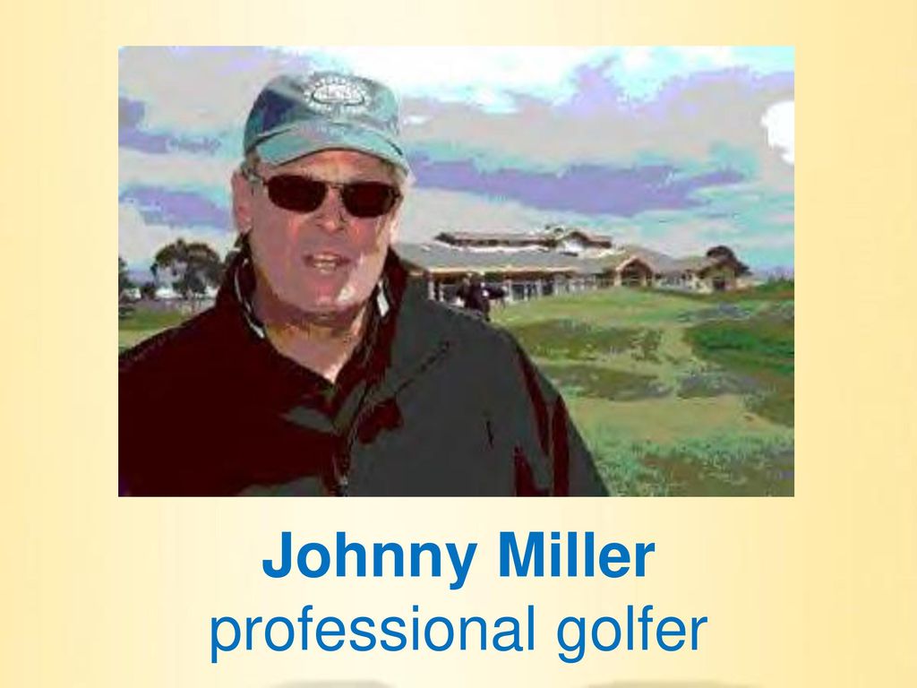 Johnny Miller professional golfer