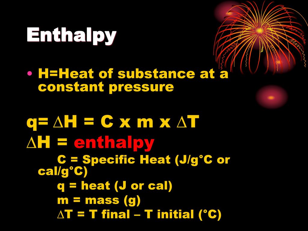 Ch 16 Thermochemistry Notes Ppt Download