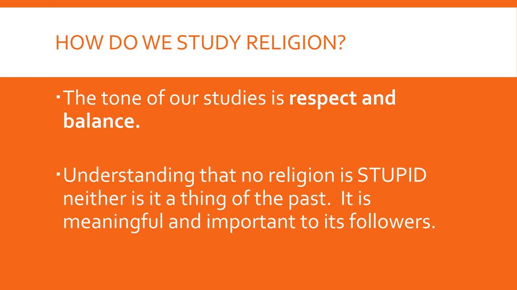 Intro To The 5 Major World Religions - Ppt Download