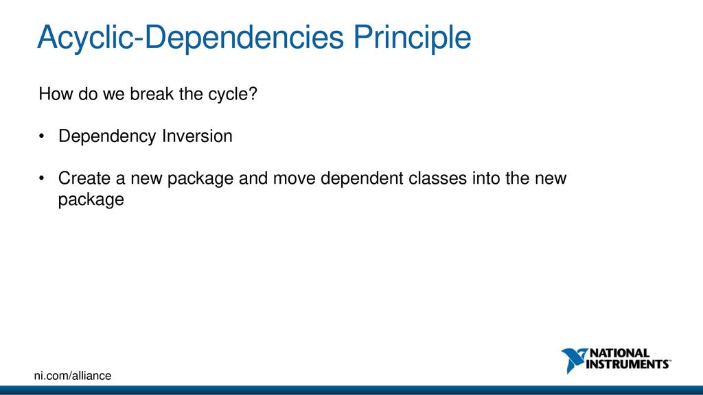 Acyclic-Dependencies Principle