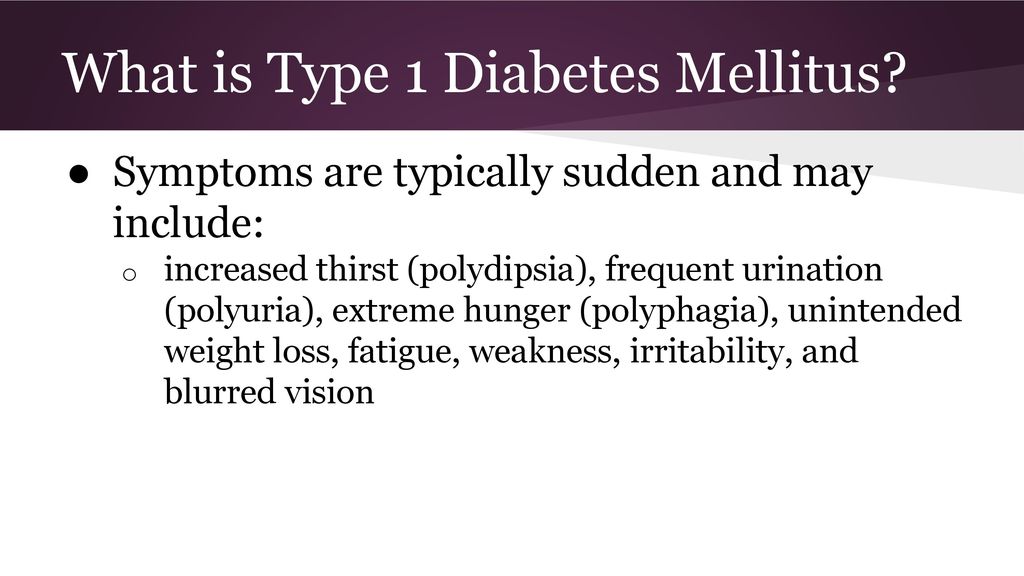 What is Type 1 Diabetes Mellitus