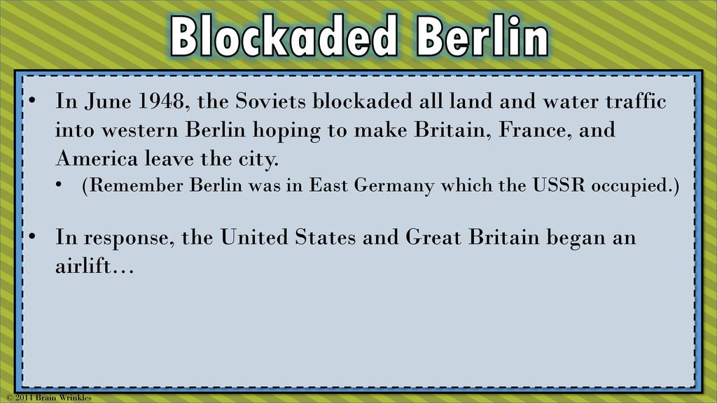 Blockaded Berlin