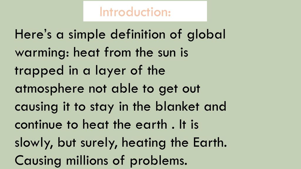 Global Warming By, A. E.. - ppt download