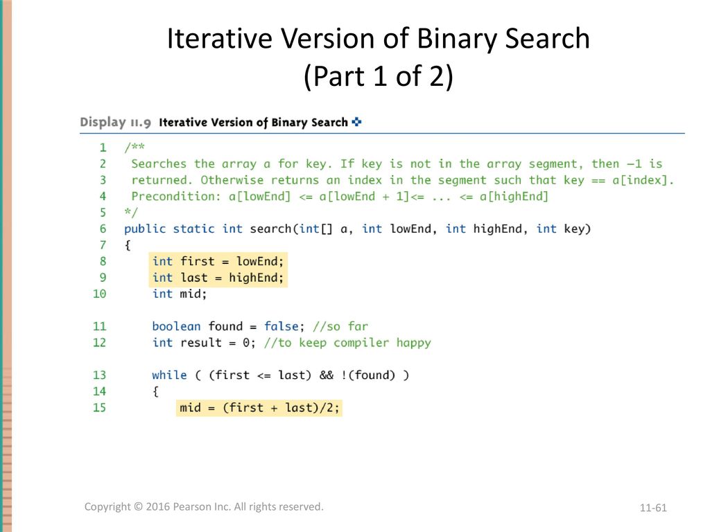 Chapter 11 Recursion Slides prepared by Rose Williams, Binghamton ...