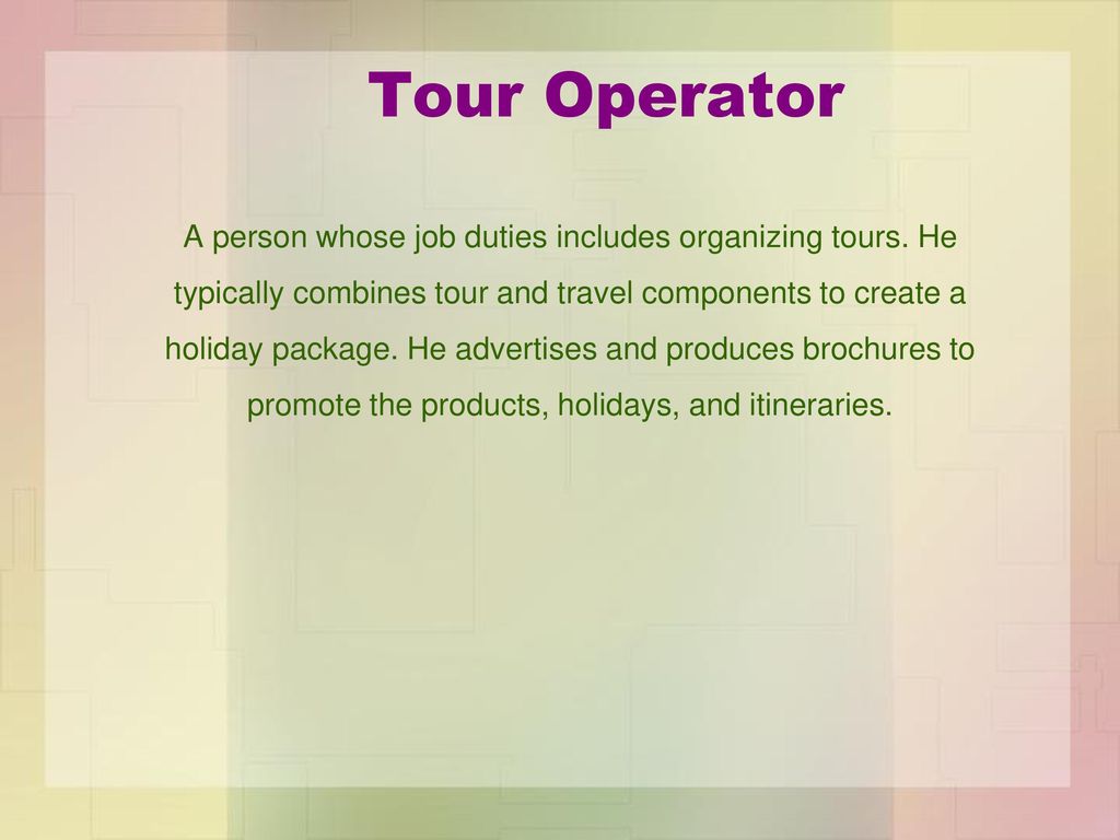 Tour guides. - ppt download