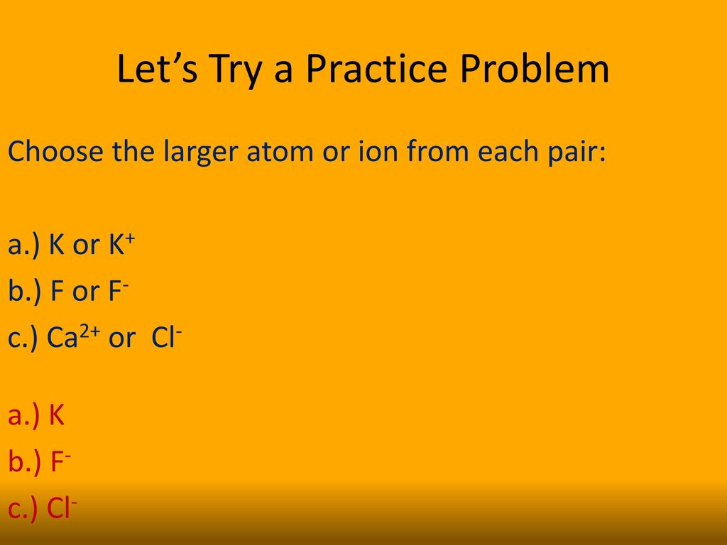Let’s Try a Practice Problem