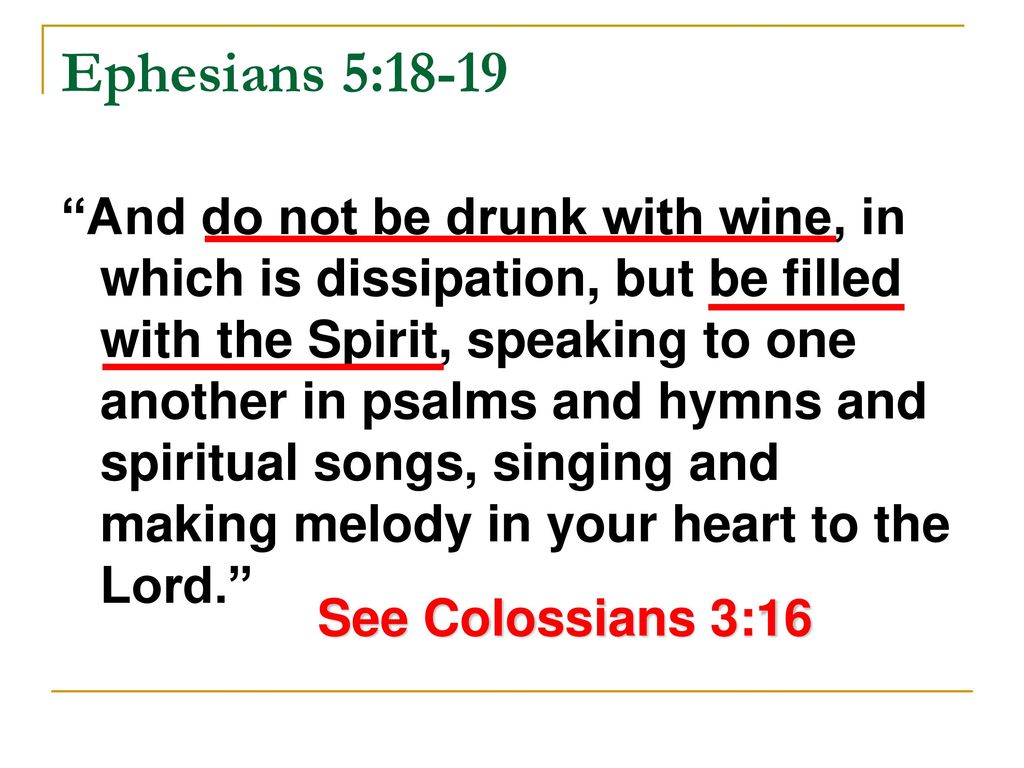 Singing as Worship Ephesians 5: ppt download