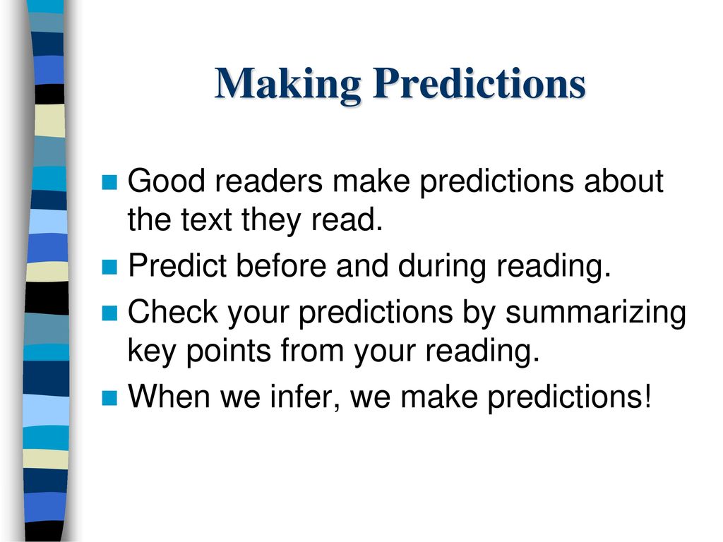 Making Predictions. - ppt download