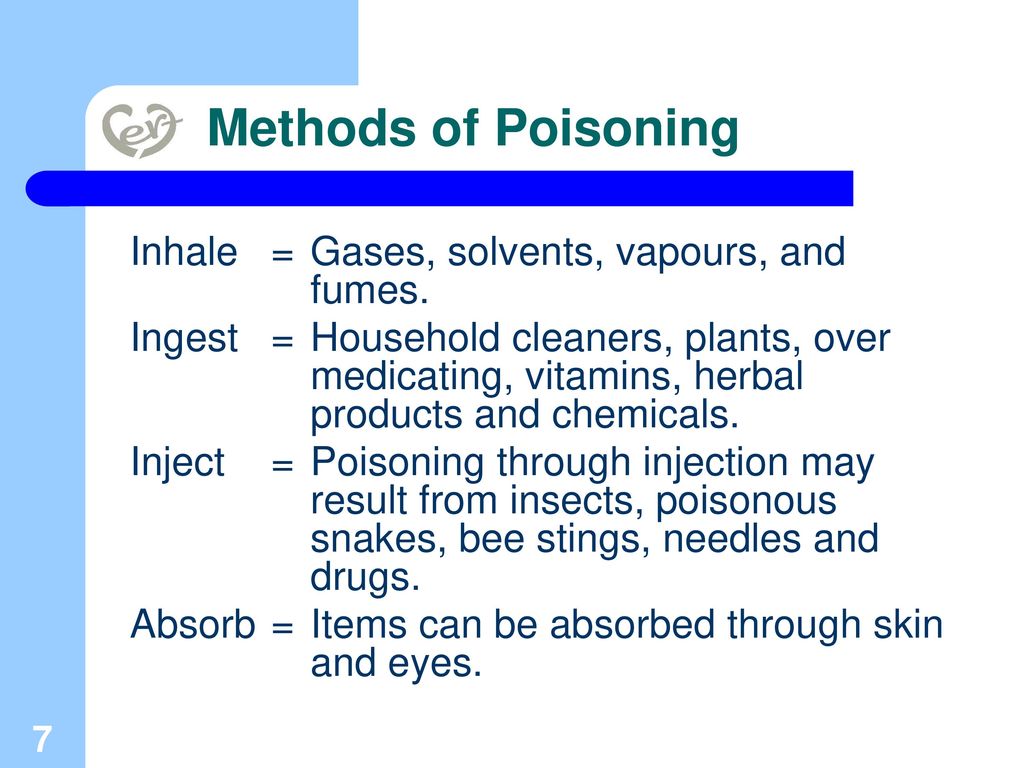 Poisons CERT Presentation Poisons Time Line 20 minutes ppt download