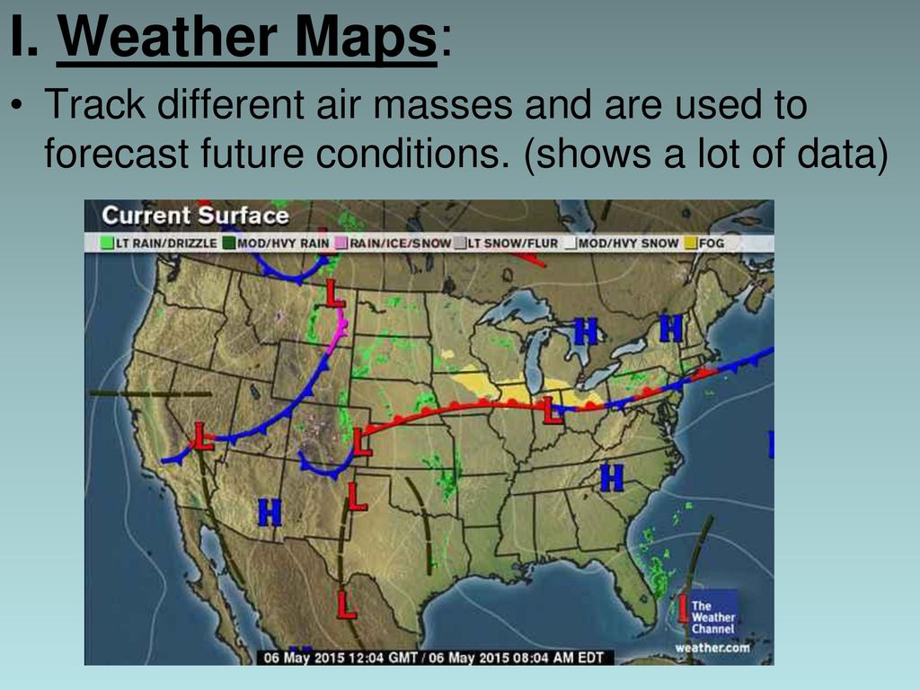 Class 23 Friday 23/23 Do Now: - Take out the "Weather Maps" worksheet Regarding Forecasting Weather Map Worksheet 1