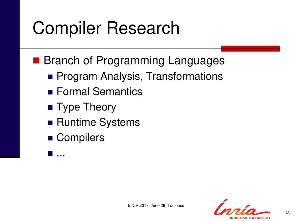 Research in Compilers and Introduction to Loop Transformations Part I ...