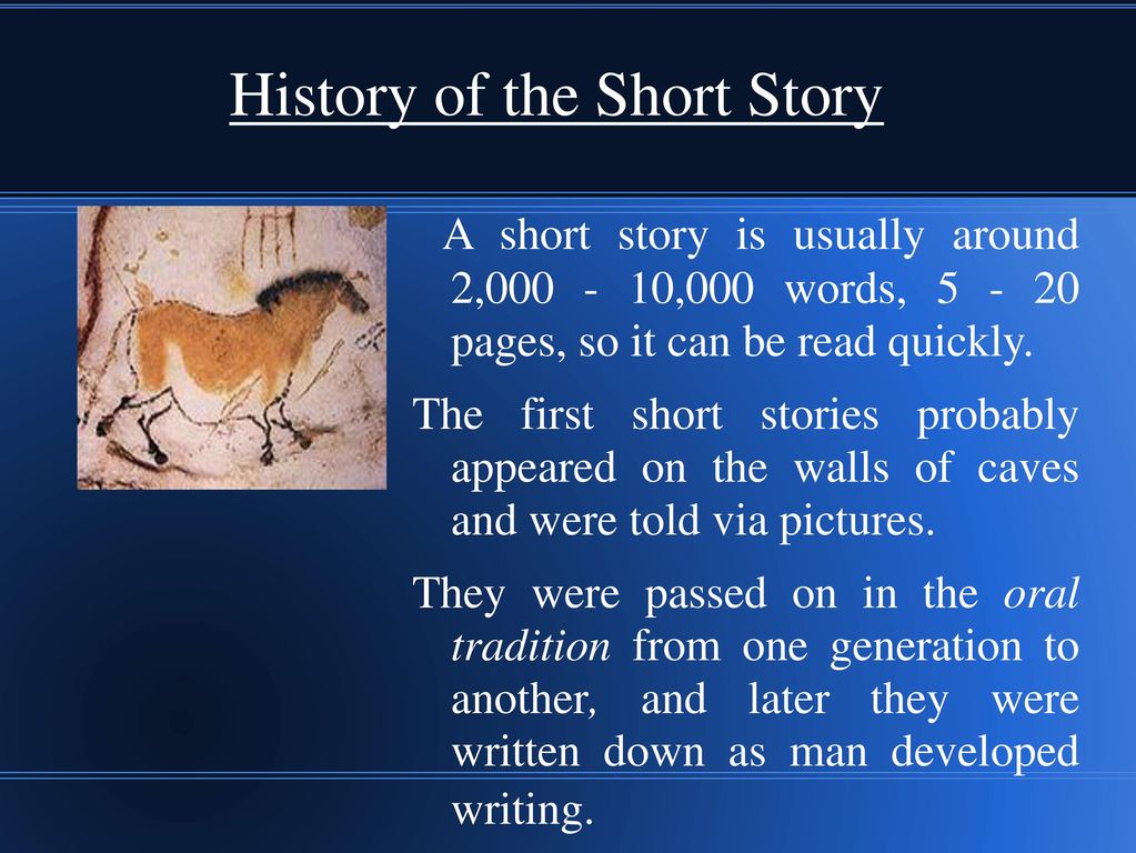 History of the Short Story - ppt download