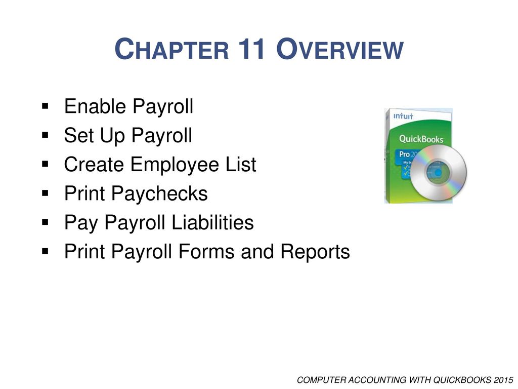 quickbooks pro with enhanced payroll 2015