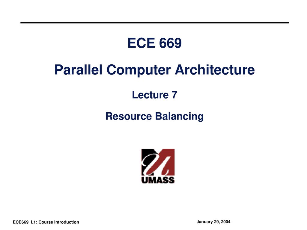 Parallel Computer Architecture Lecture 1 Course Introduction Ppt Download Parallel Computer Architecture Lecture 1 Course Introduction Ppt Download