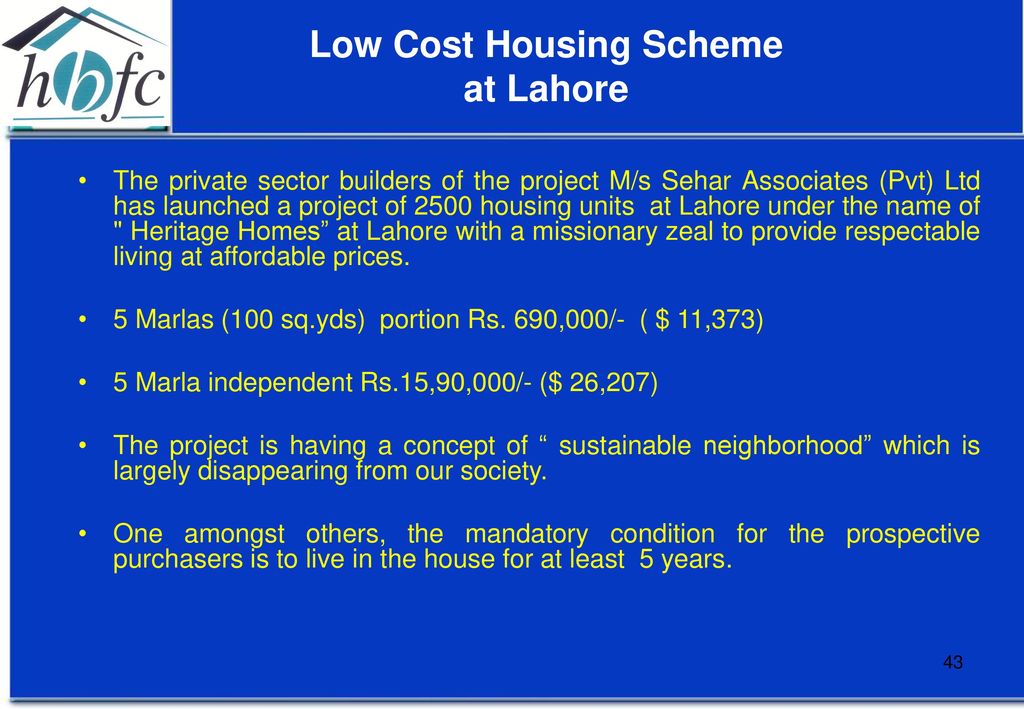 AFFORDABLE HOUSING FOR LOW INCOME GROUPS - ppt download