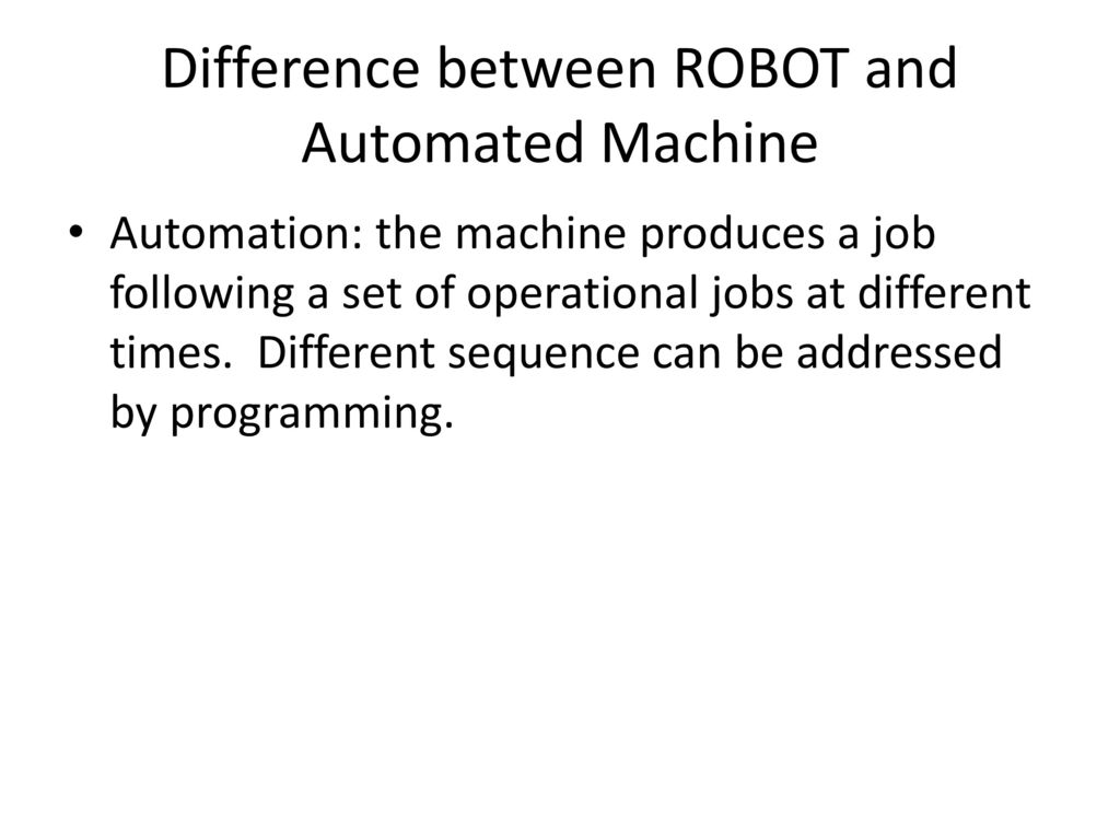 Robotics and Automation Control - ppt download