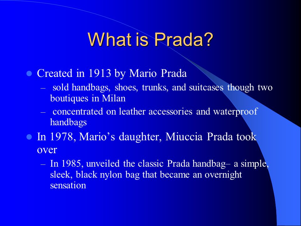 Watching Where You Step: Prada - ppt video online download