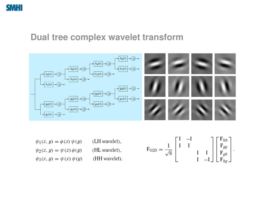 Dual tree complex wavelet transform