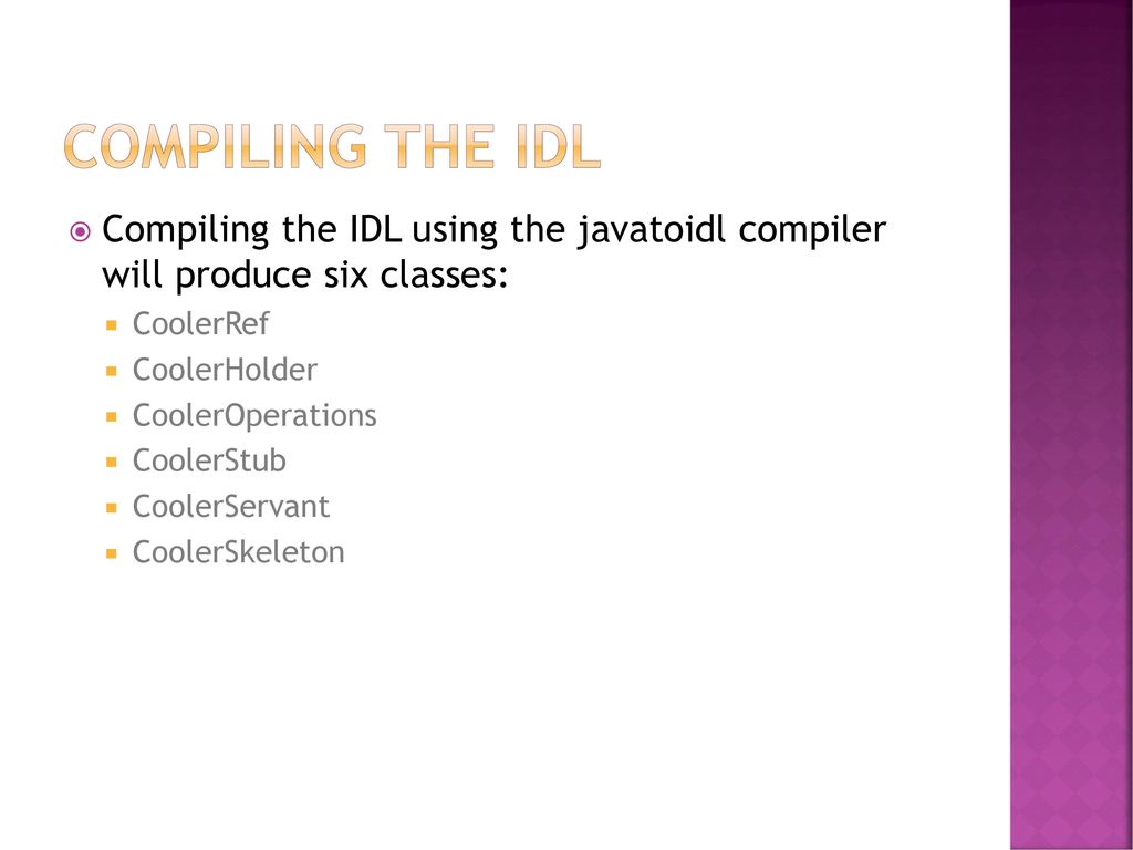 Interface definition language ppt download