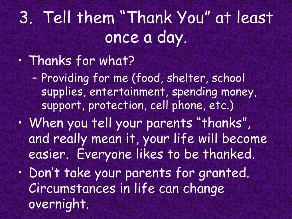 How To Relate To Your Parents - Ppt Download