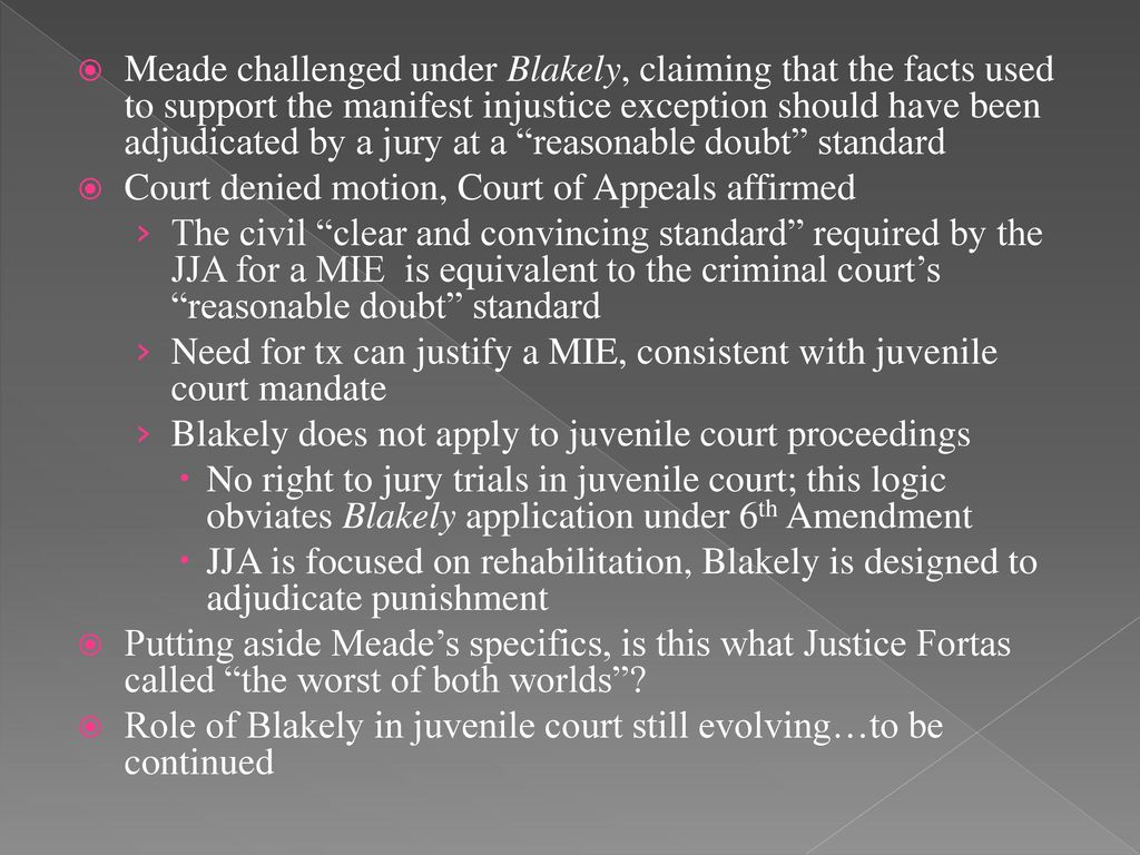 Public Trials For Juvenile Offenders ppt download