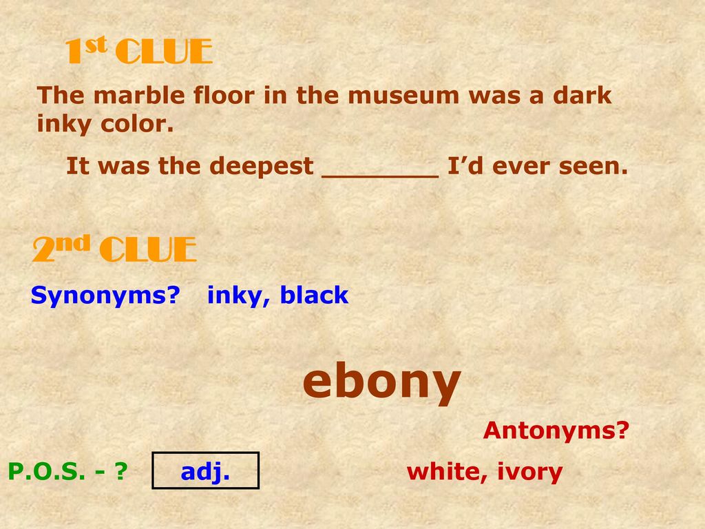 Vocabulary Challenge 8 ppt download