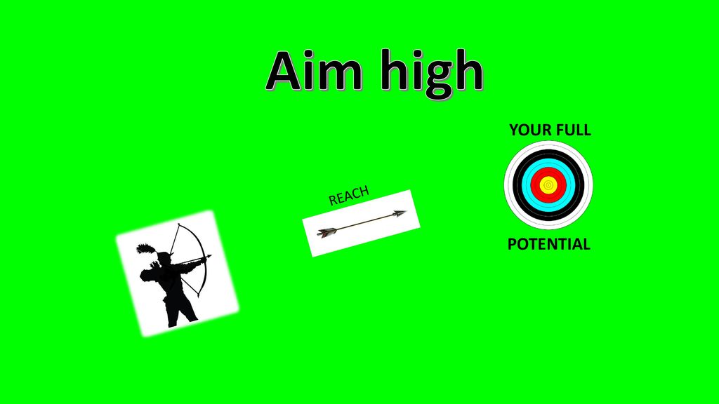 Aim high YOUR FULL REACH POTENTIAL