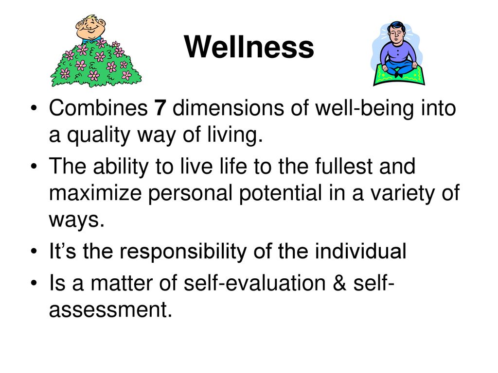 Seven Dimensions of Wellness - ppt download
